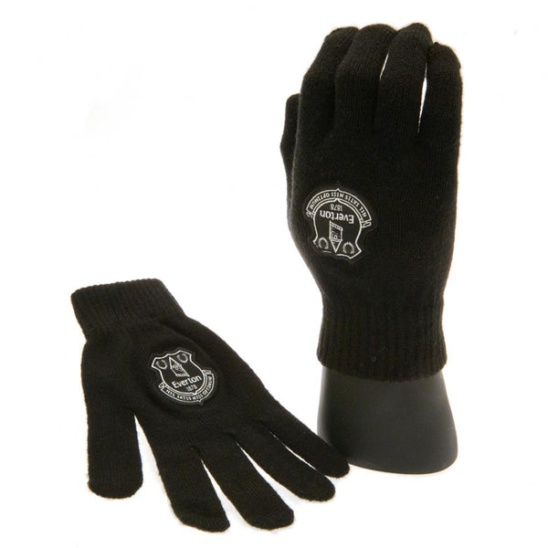 Everton Knitted Gloves Junior
