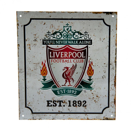 Liverpool Retro Logo Sign