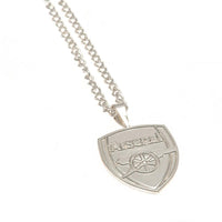 Arsenal Silver Plated Pendant &amp; Chain XL