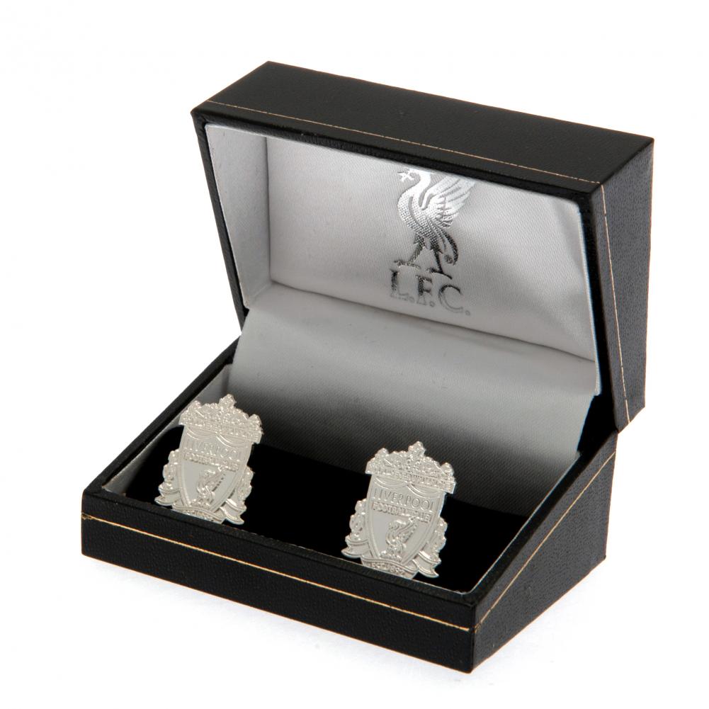 Liverpool Silver Plated Formed Cufflinks