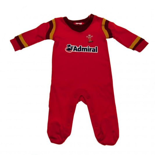 Wales Rugby Sleepsuit 12/18 mths GD