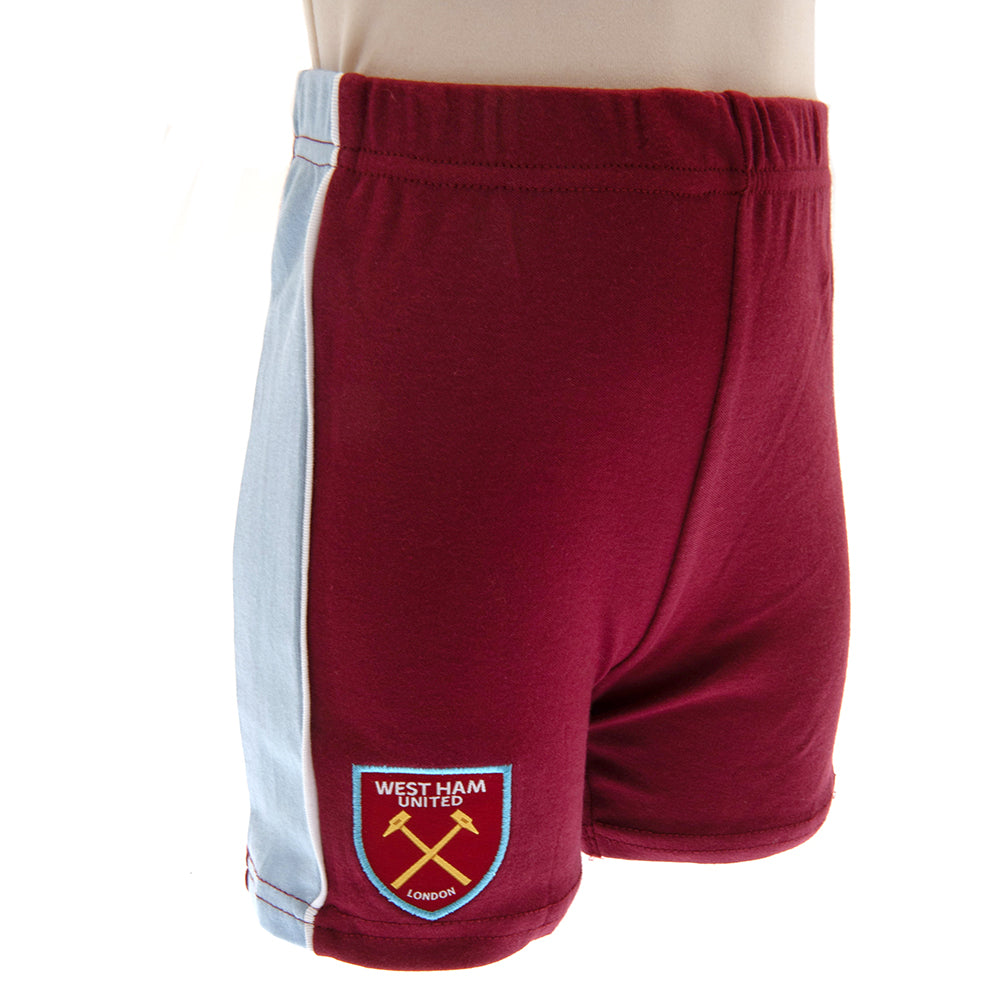 West Ham United Shirt &amp; Short Set 18-23 Mths CS