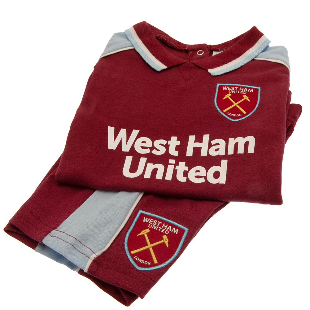 West Ham United Shirt &amp; Short Set 18-23 Mths CS