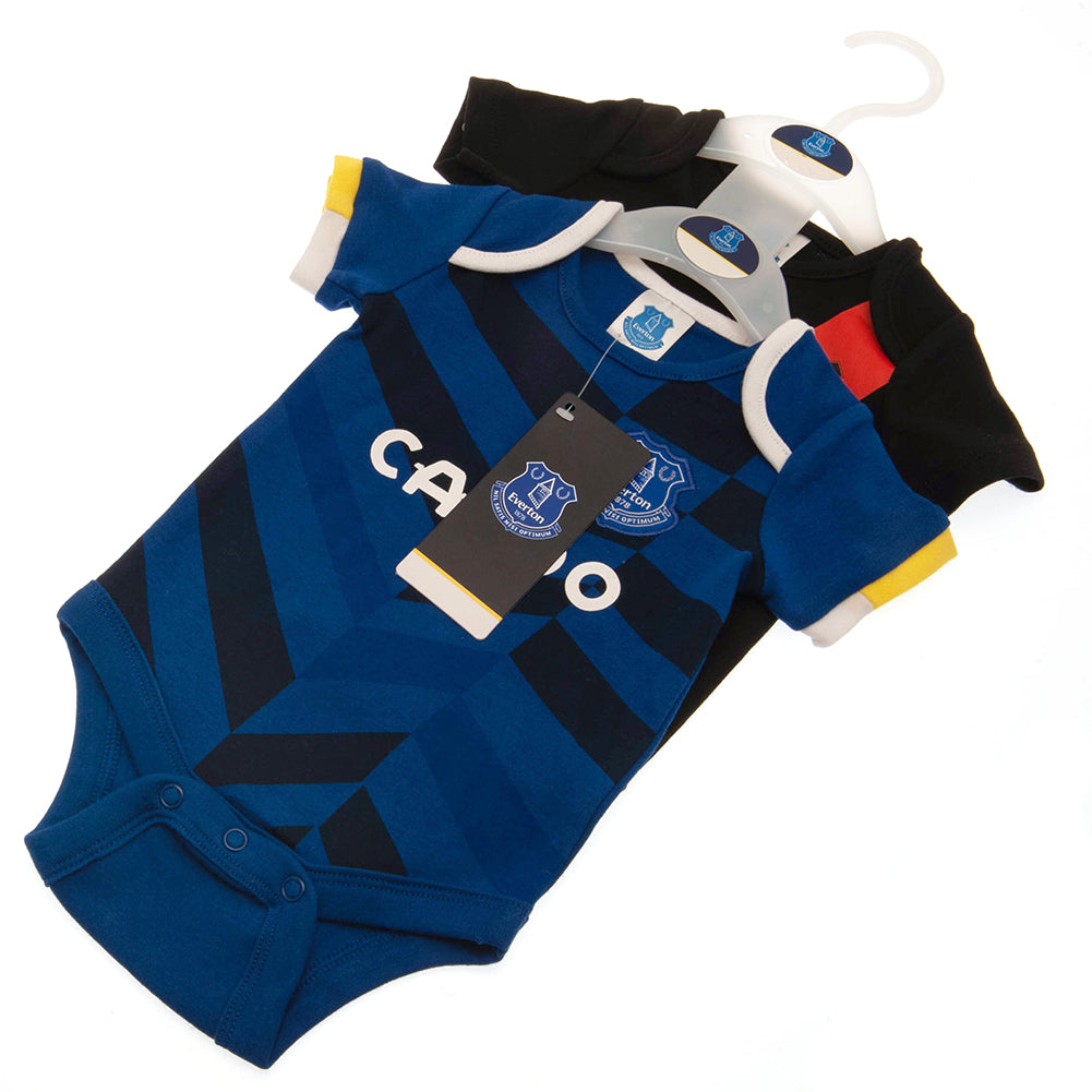 Everton 2 Pack Bodysuit 0-3 Mths