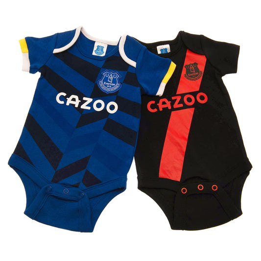 Everton 2 Pack Bodysuit 6-9 Mths