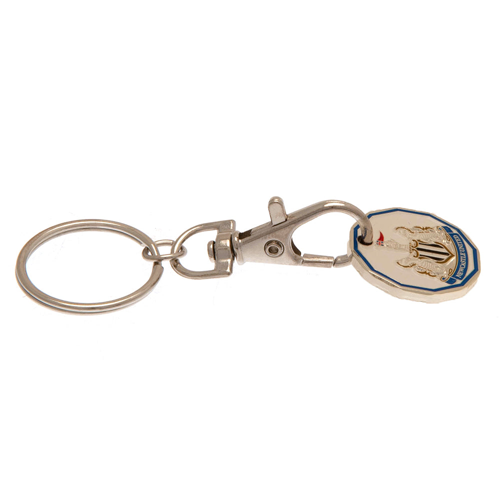 Newcastle United Trolley Coin Keyring