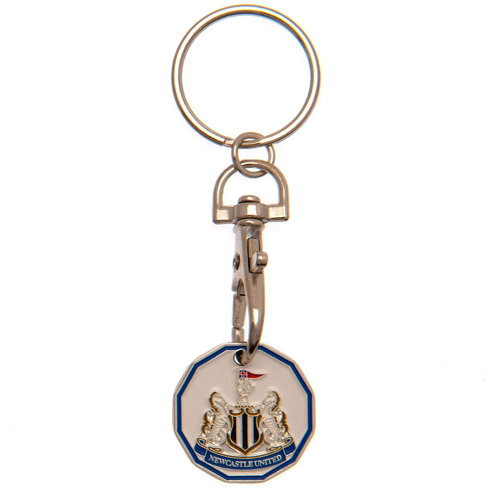 Newcastle United Trolley Coin Keyring