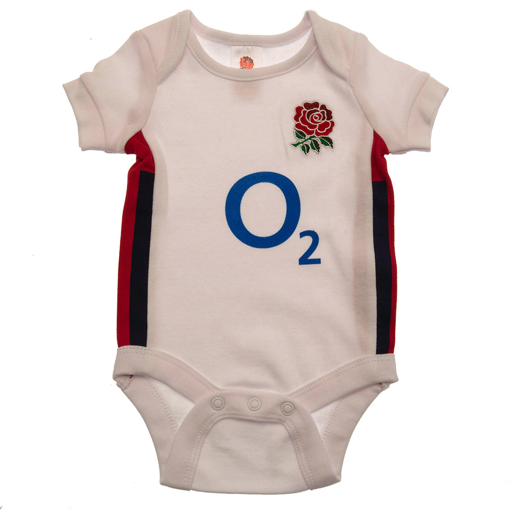 England Rugby 2 Pack Bodysuit 0-3 Mths RB