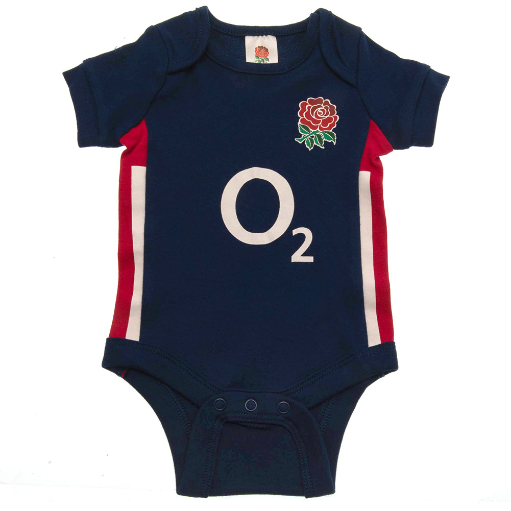 England Rugby 2 Pack Bodysuit 0-3 Mths RB