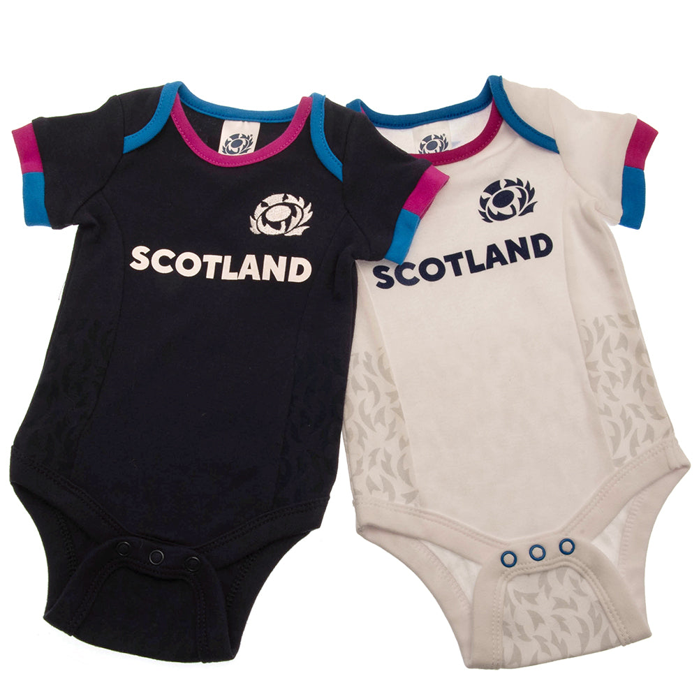 Scotland Rugby 2 Pack Bodysuit 0-3 Mths PB