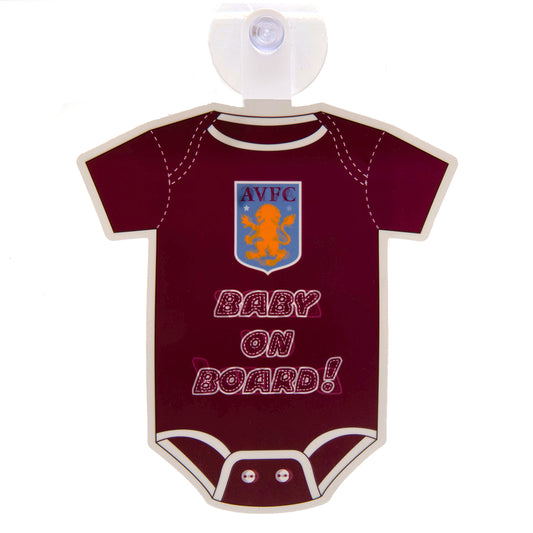 Aston Villa Baby On Board Sign