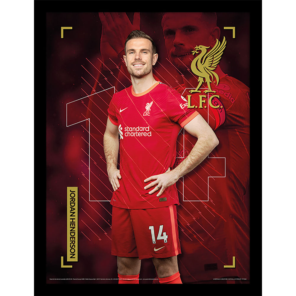 Liverpool Picture Henderson 16 x 12