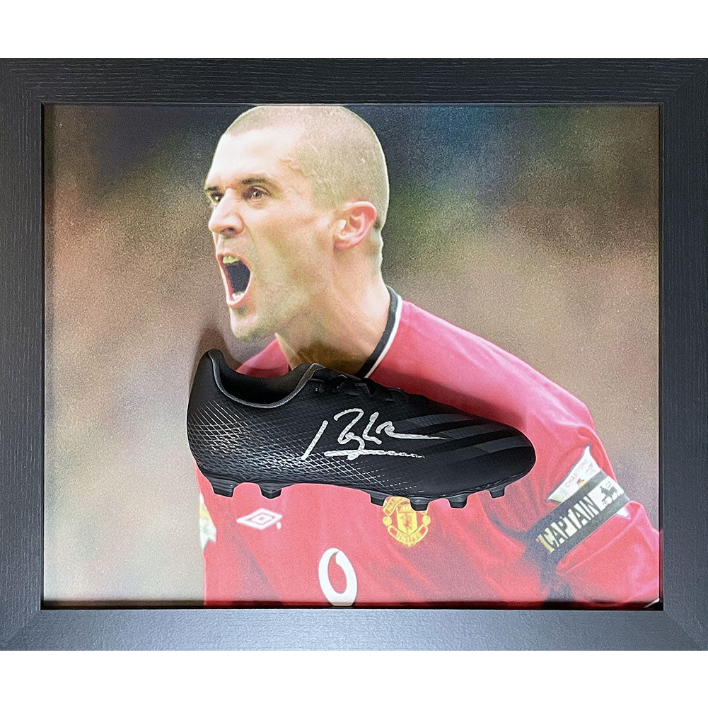 Manchester United Keane Signed Boot (Framed)