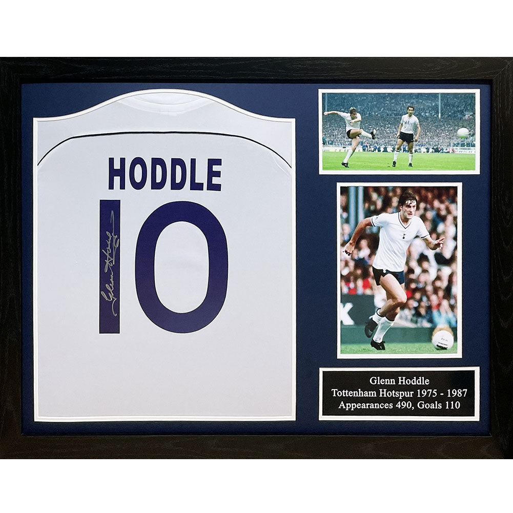 Tottenham Hotspur 1986 Hoddle Signed Shirt (Framed)