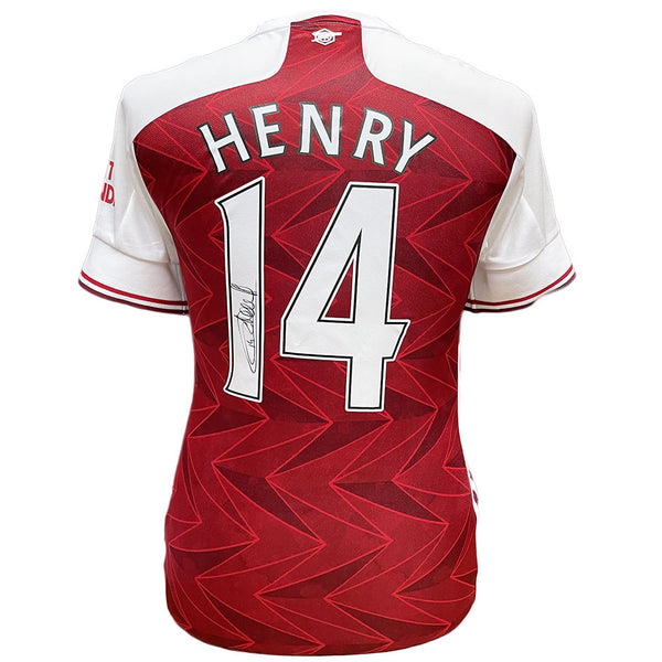 Arsenal Henry Signed Shirt