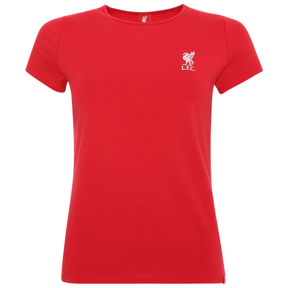 Liverpool Liverbird T Shirt Ladies Red 12