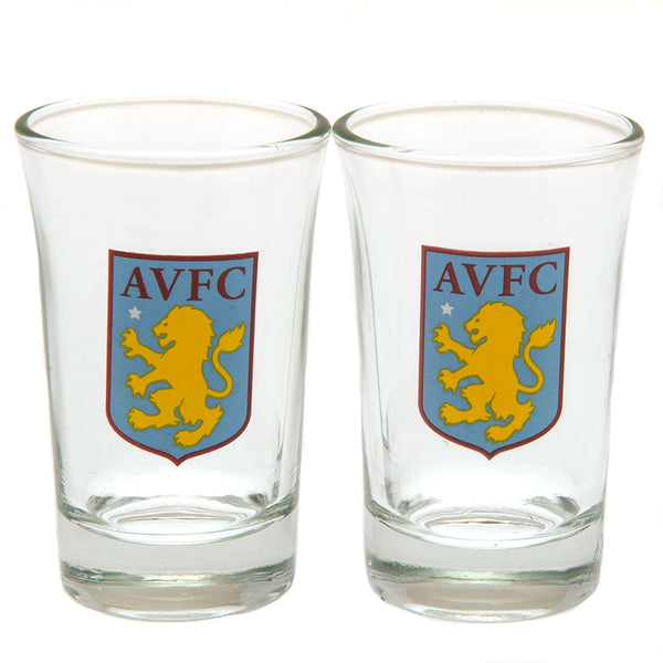 Aston Villa 2pk Shot Glass Set